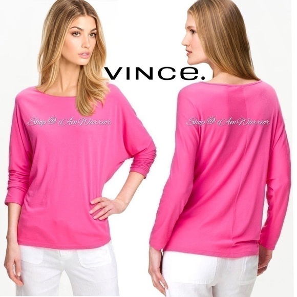 Vince NWT pink dolman sleeve slouchy top *shop@iamwarrior - Picture 2 of 9